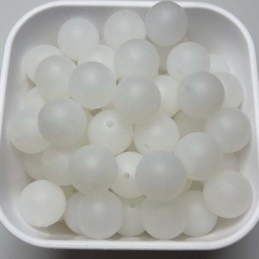 15mm round silicone beads
