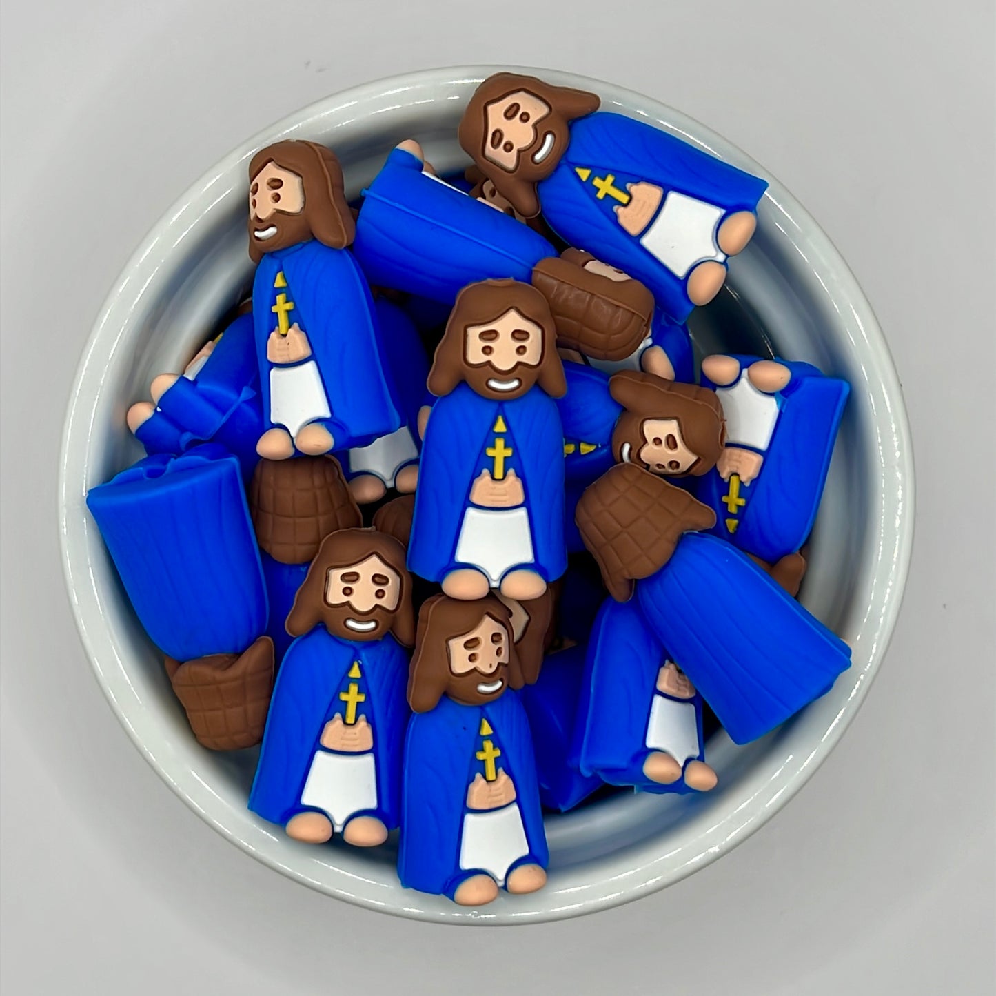 Jesus Focal| Silicone Focal Beads