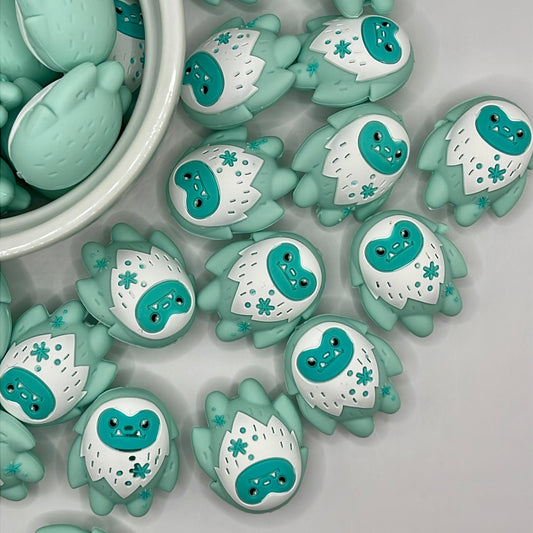 3D Iceberg Yeti| Silicone Focal Beads