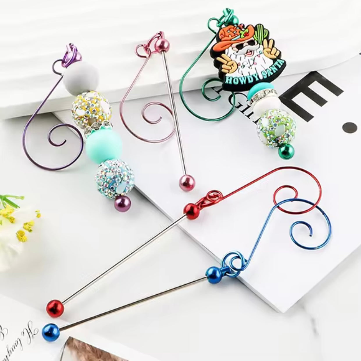 Ornament Hooks (Beadable)| Beaded Accessories