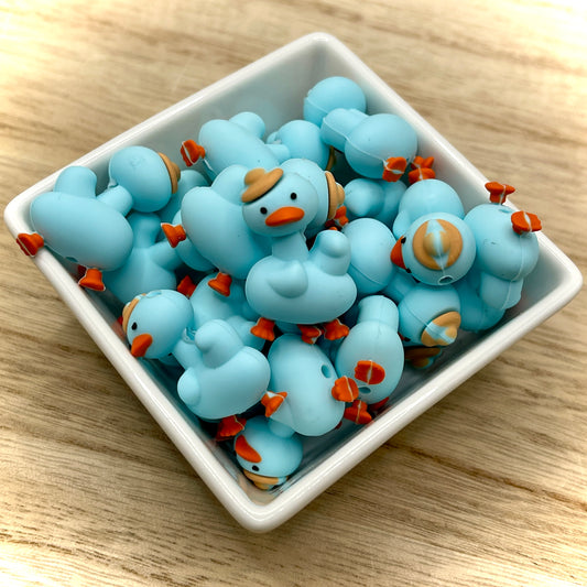 Ducky Focal Beads- Silicone Beads