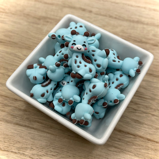 Dottie the Giraffe Focal Bead- Silicone Beads
