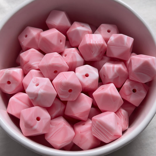 Hexagon Beads| Silicone Beads