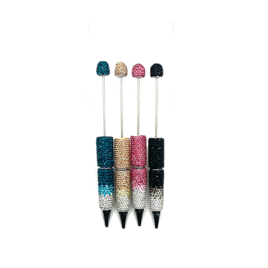 Ombre Rhinestone Pens| Beadable Accessories
