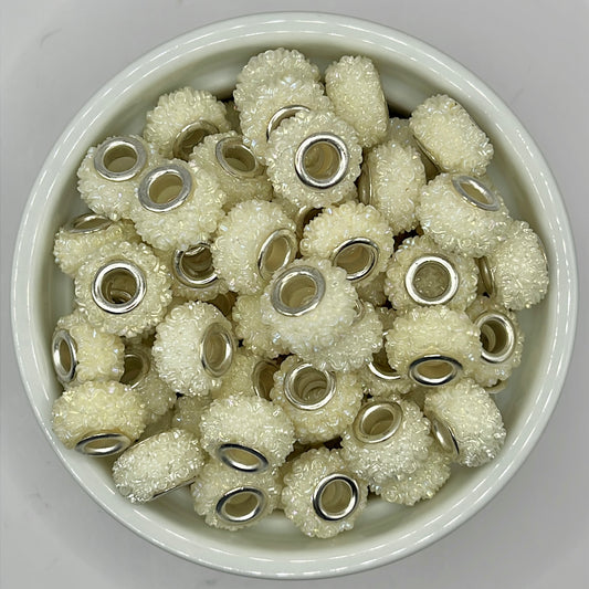Rose Spacers| Acrylic Spacer Beads