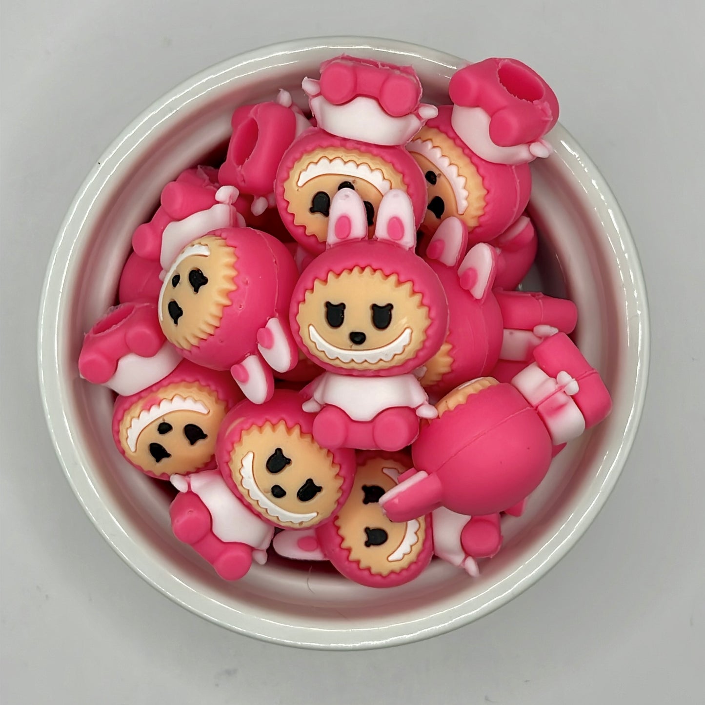 Labubu Silicone Toppers| Silicone Beads