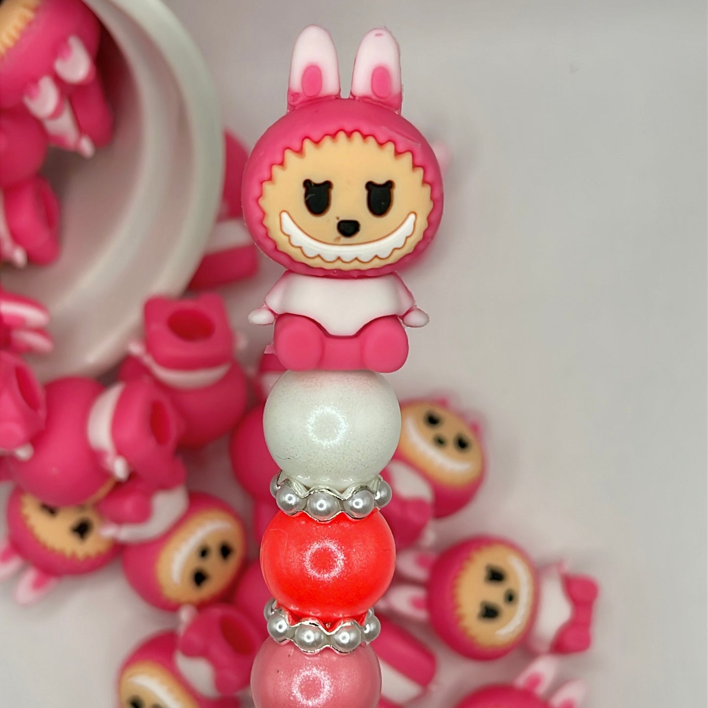 Labubu Silicone Toppers| Silicone Beads