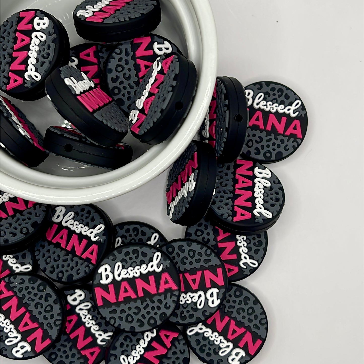 Blessed Nana Focal| Silicone Focal Beads