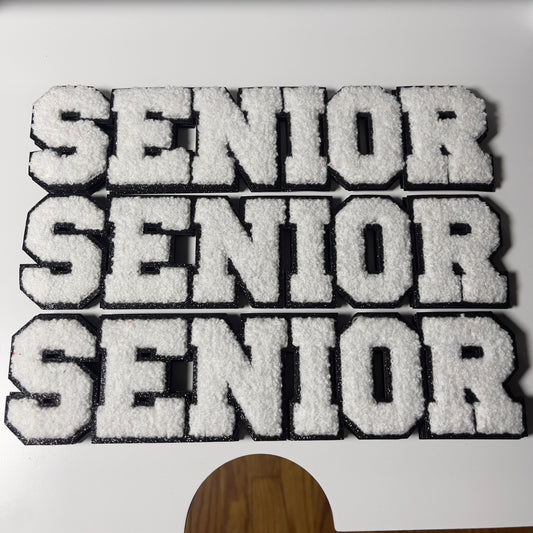 class of 2025 senior chenille patch garment simply beads llc