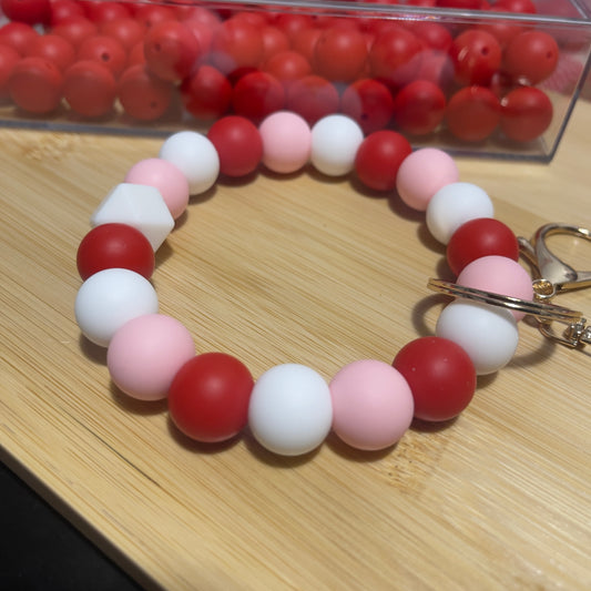 DIY keychain silicone beads