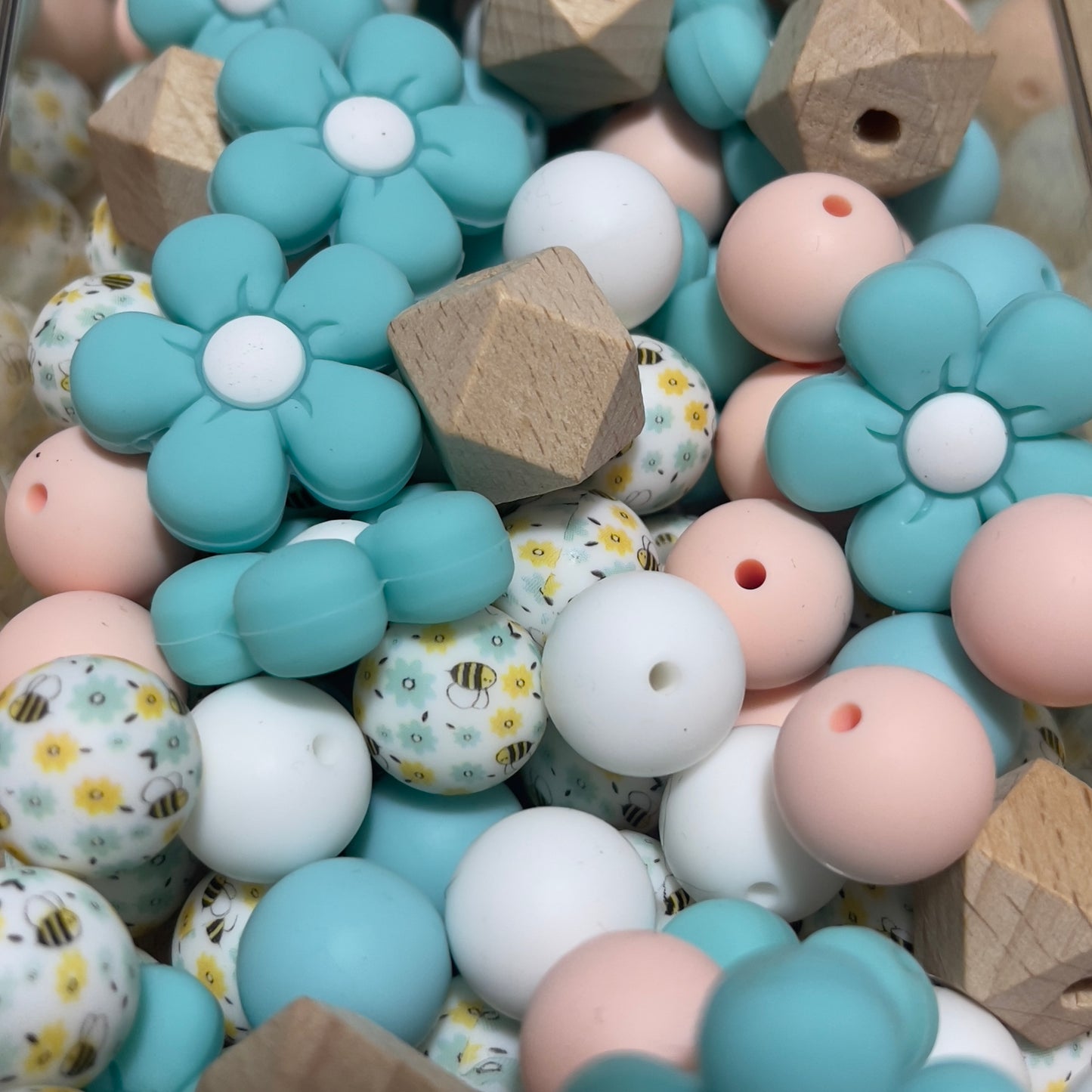 silicone beads for elastic string bracelets