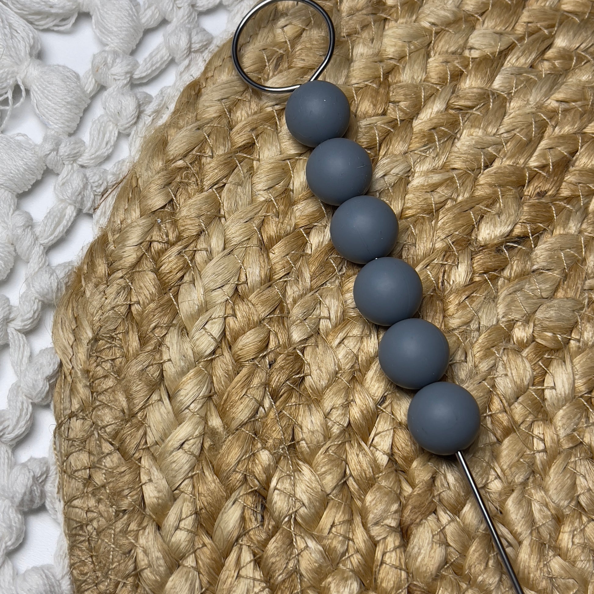 Silicone beads for DIY pacifiers