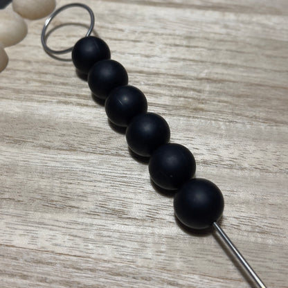 DIY silicone beads 15mm for bracelets