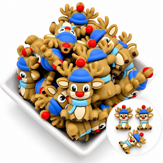 Snuggy Rudy- Silicone Focal Beads