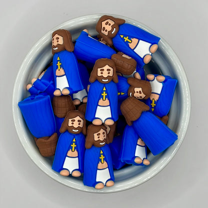 Jesus Focal| Silicone Focal Beads