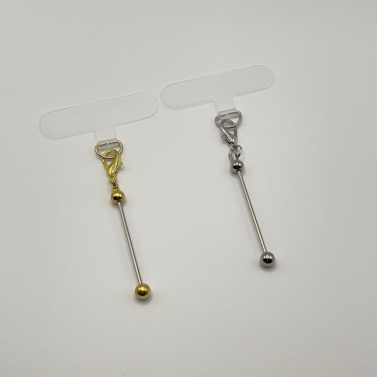 Beadable Phone Charm| Beaded Accessories