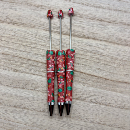 Holiday Beaded Pens| Beaded Accessories