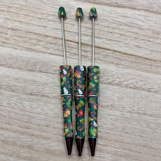 Holiday Beaded Pens| Beaded Accessories