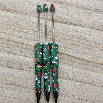 Holiday Beaded Pens| Beaded Accessories