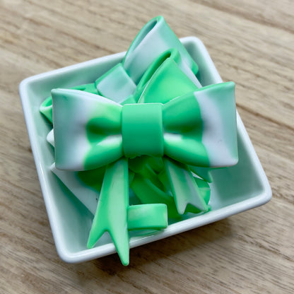 Glazed Bow| Silicone Straw Topper