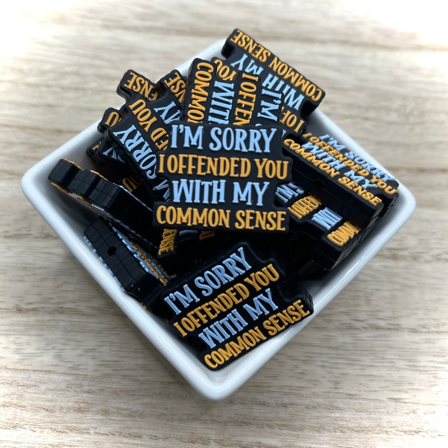 Common Sense| Silicone Focal Beads