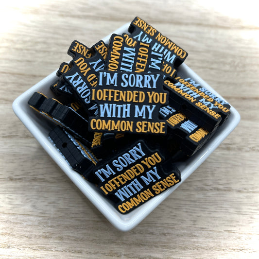 Common Sense| Silicone Focal Beads