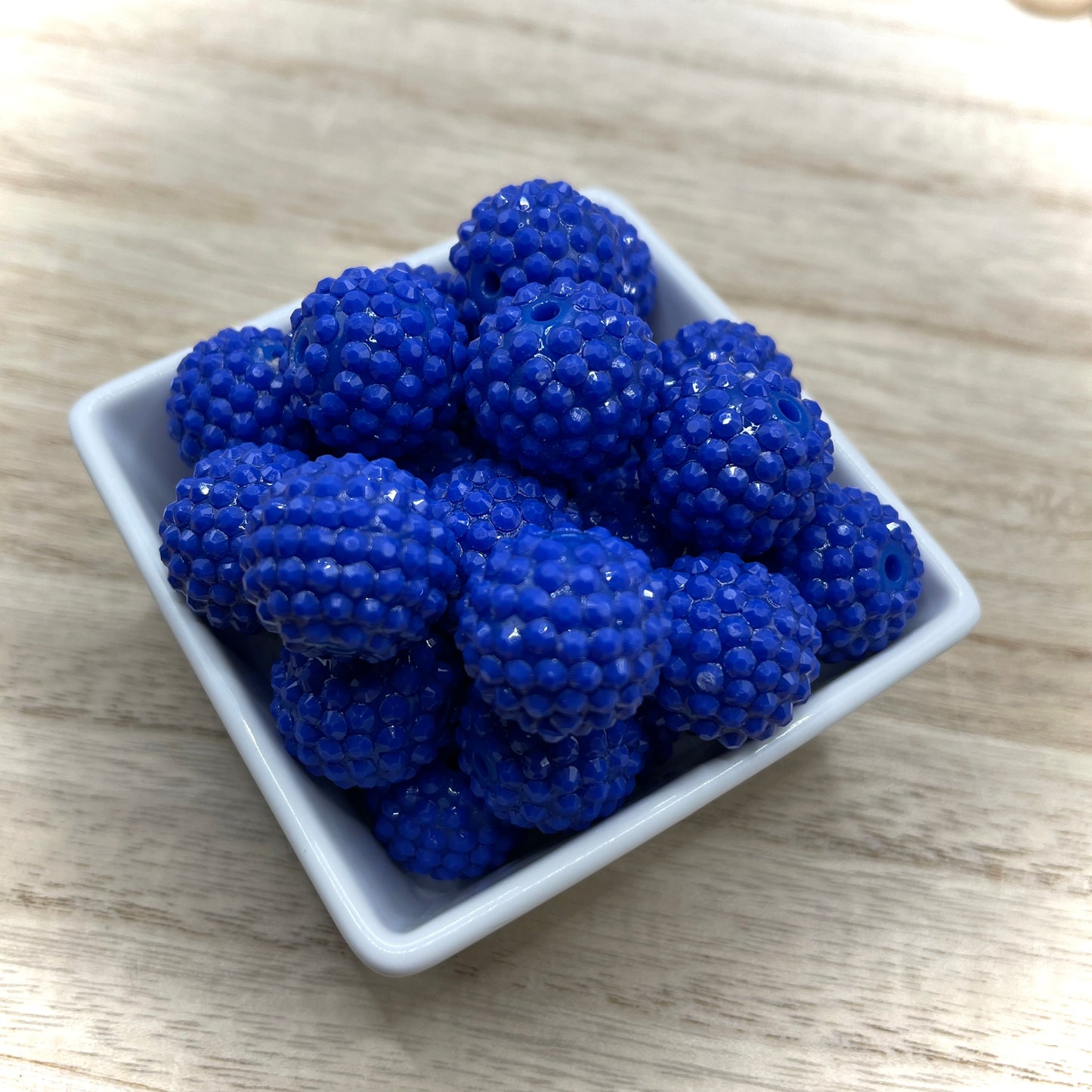 20mm Bubble Gum|Rhinestone Acrylic Beads