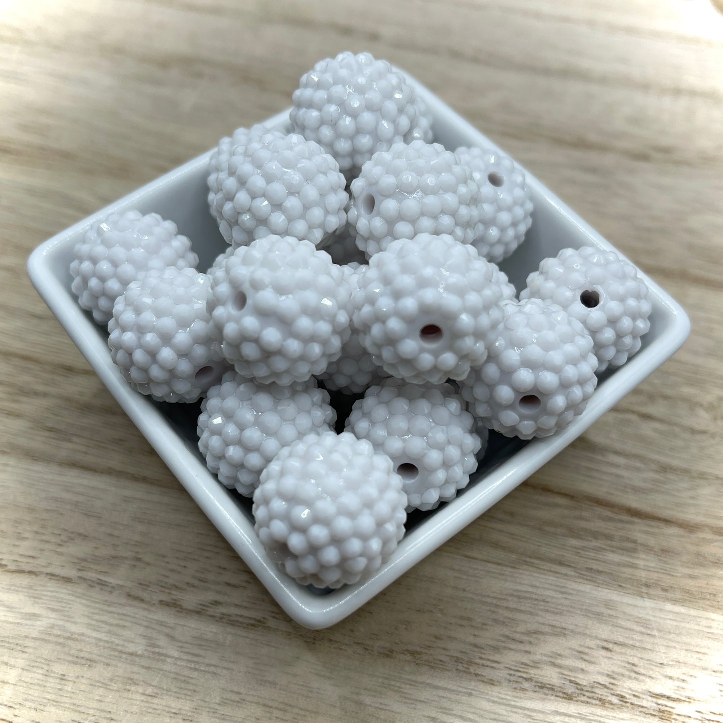 20mm Bubble Gum|Rhinestone Acrylic Beads