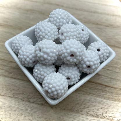 20mm Bubble Gum|Rhinestone Acrylic Beads