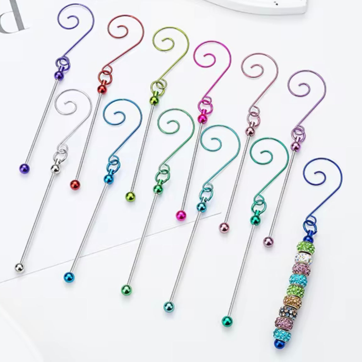 Ornament Hooks (Beadable)| Beaded Accessories