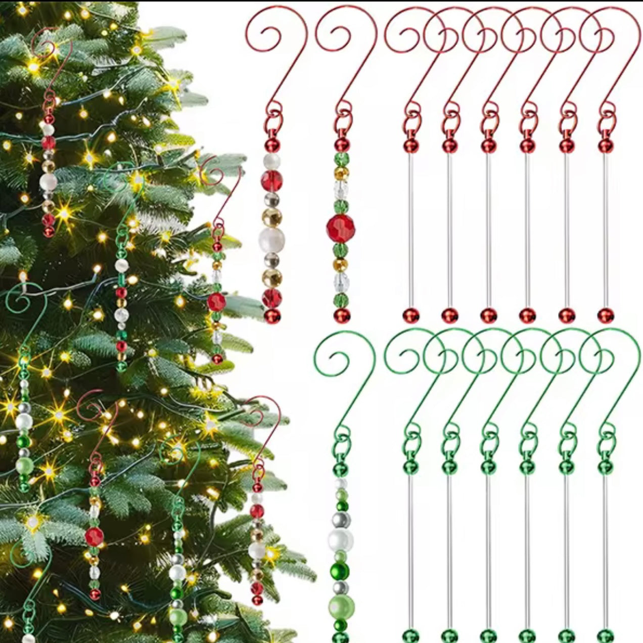 Ornament Hooks (Beadable)| Beaded Accessories