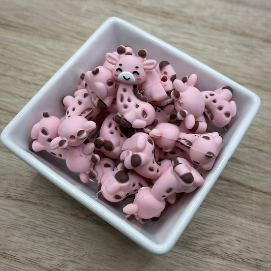 Dottie the Giraffe Focal Bead- Silicone Beads