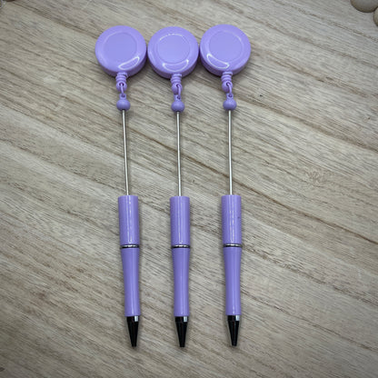 Badge Reel Pen| Beaded Accessories