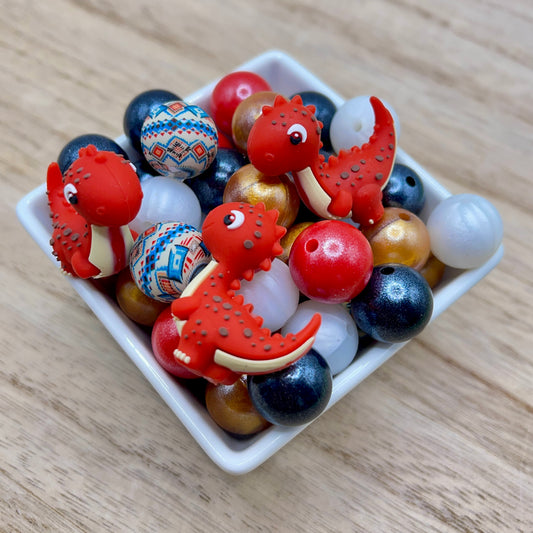 Cherry Chomp Mix| 50ct Bead Mix
