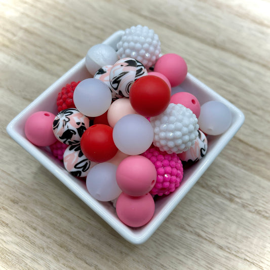 V-Day Mix| 50ct Bead Mix