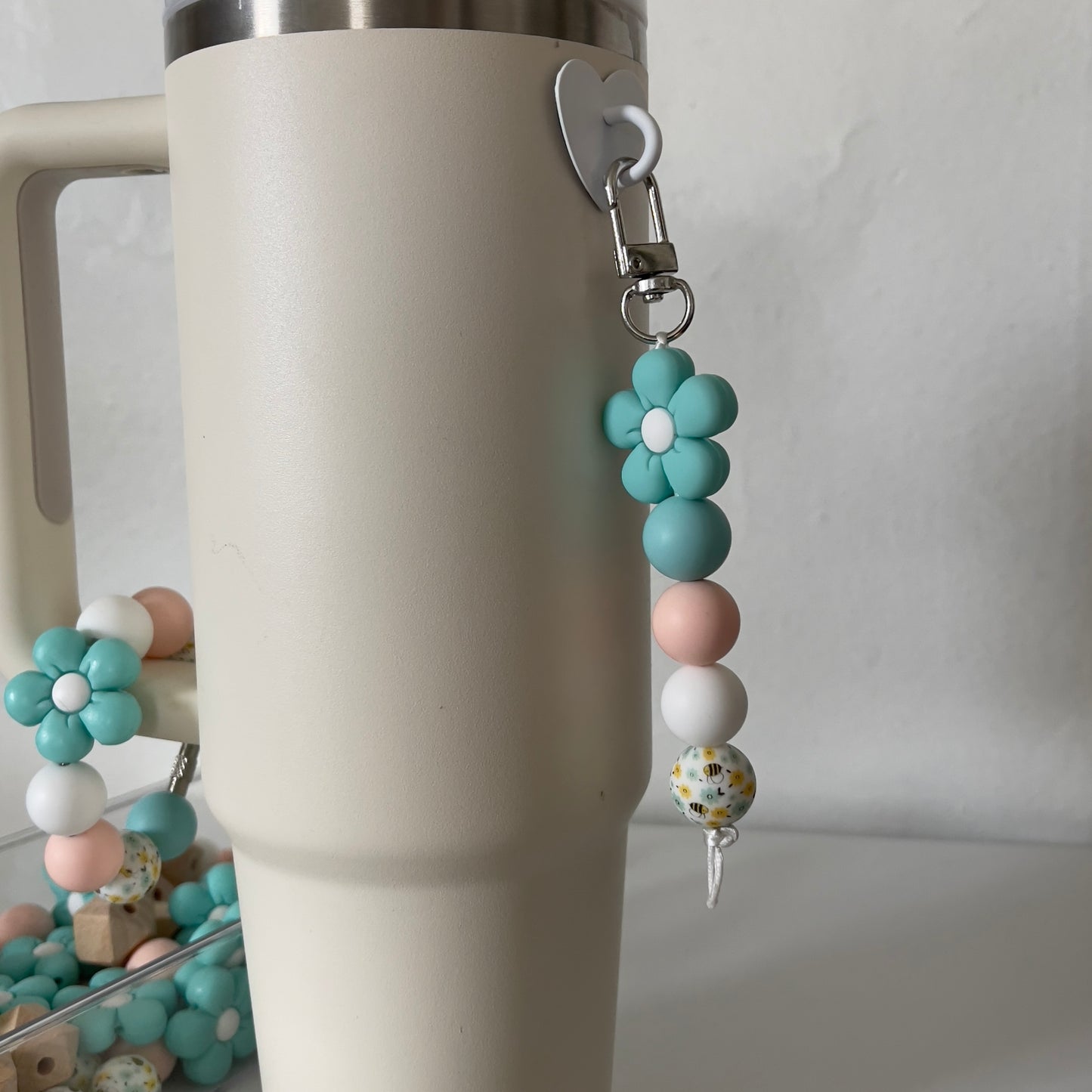 Luna Beaded Keychain