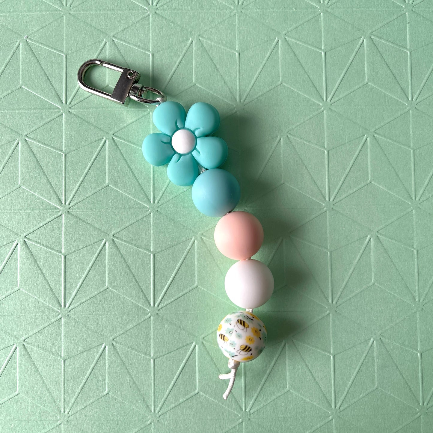 Luna Beaded Keychain