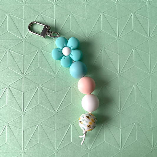 Luna Beaded Keychain