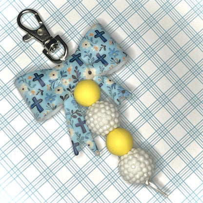 Grace in Bloom| Beaded Keychain