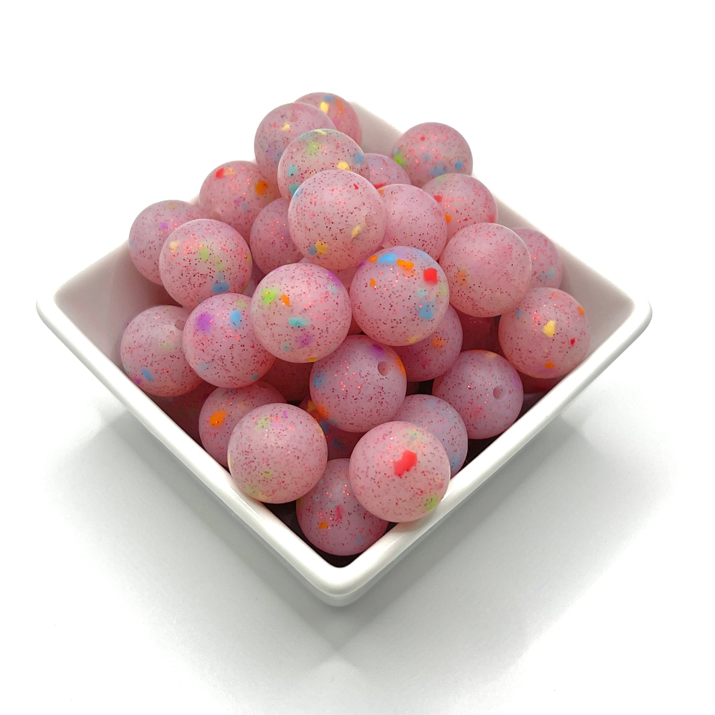 Fairy Dust Pink| Silicone Beads