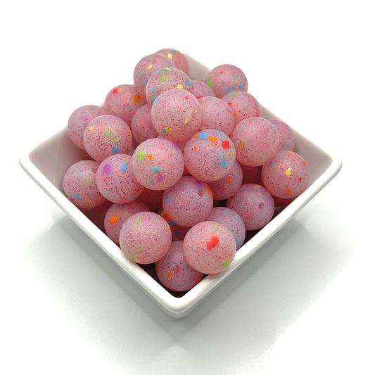 Fairy Dust Pink| Silicone Beads