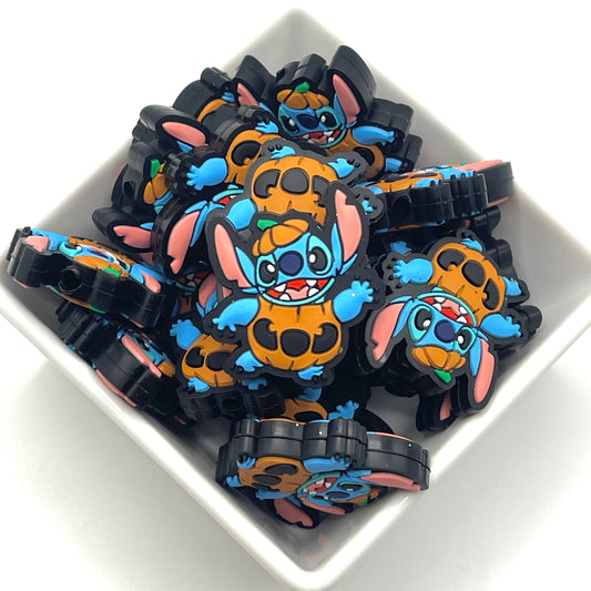 Pumpkin Stitch- Silicone Focal Beads