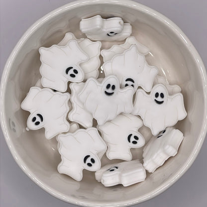 White Ghost Focal| Silicone Focal Beads