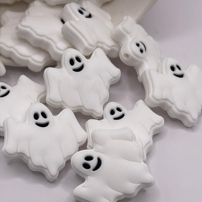 White Ghost Focal| Silicone Focal Beads
