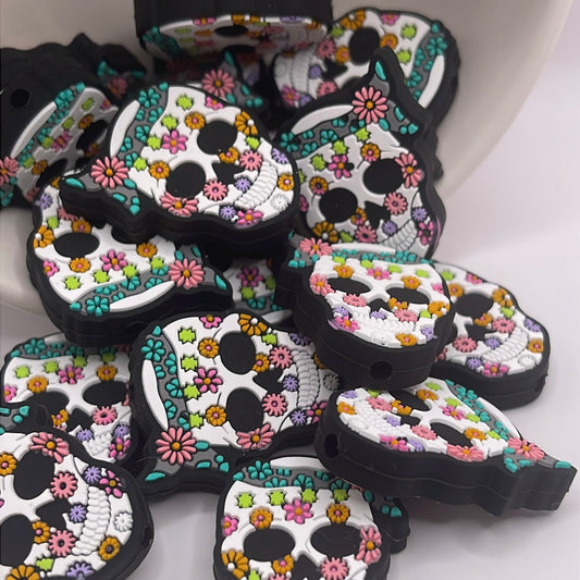 Day of the Dead Focal| Silicone Focal Beads