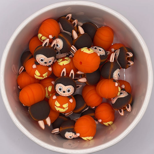 3D Halloween Labubu Focal| Silicone Focal Beads