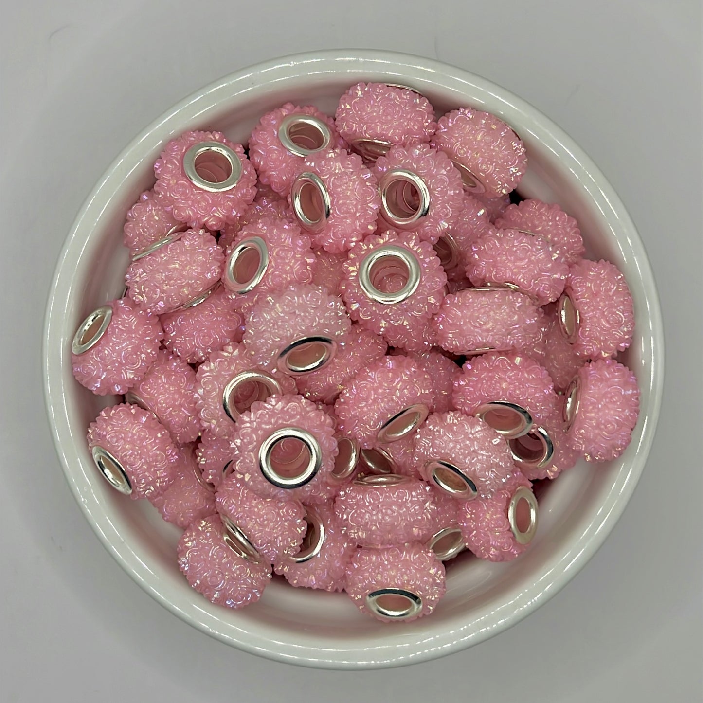 Rose Spacers| Acrylic Spacer Beads