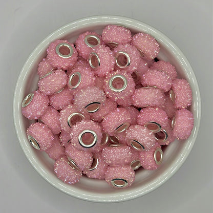 Rose Spacers| Acrylic Spacer Beads