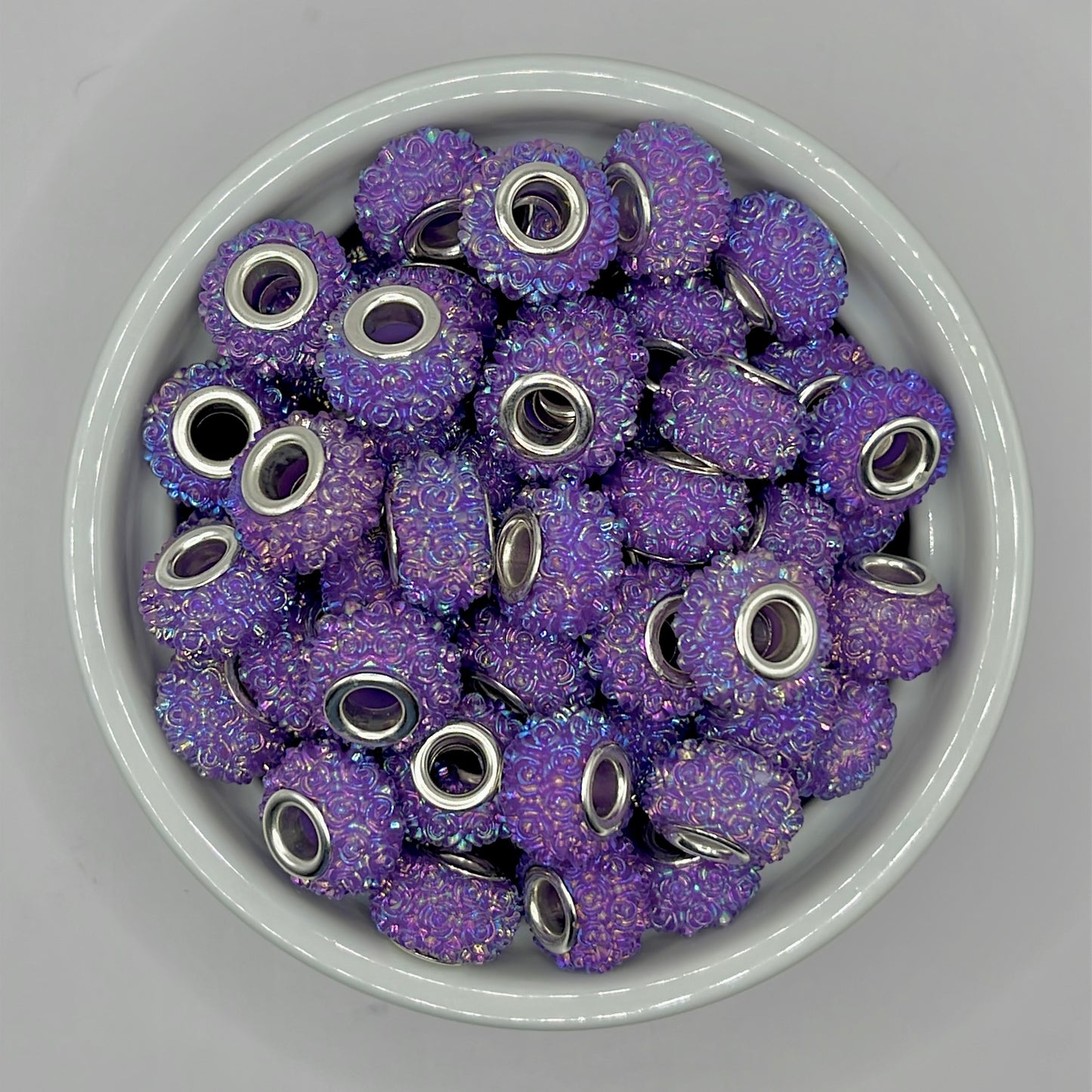 Rose Spacers| Acrylic Spacer Beads