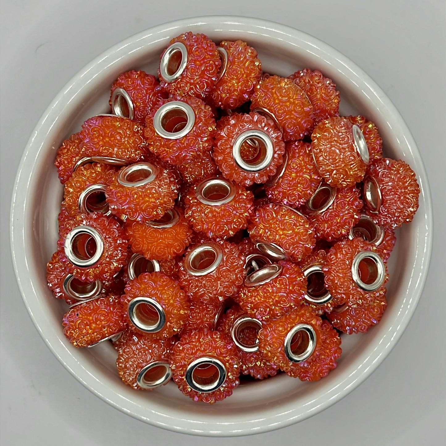 Rose Spacers| Acrylic Spacer Beads